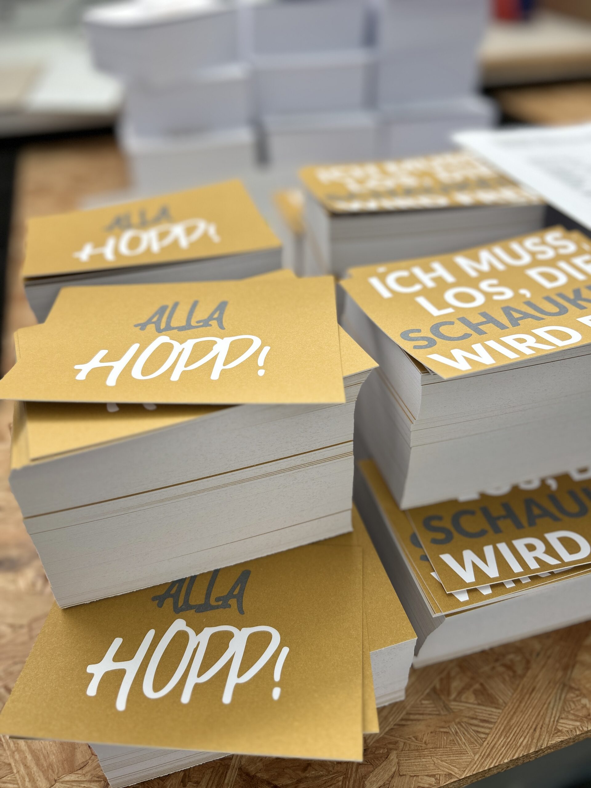 Two people discussing and choosing color palettes for interior design projects.